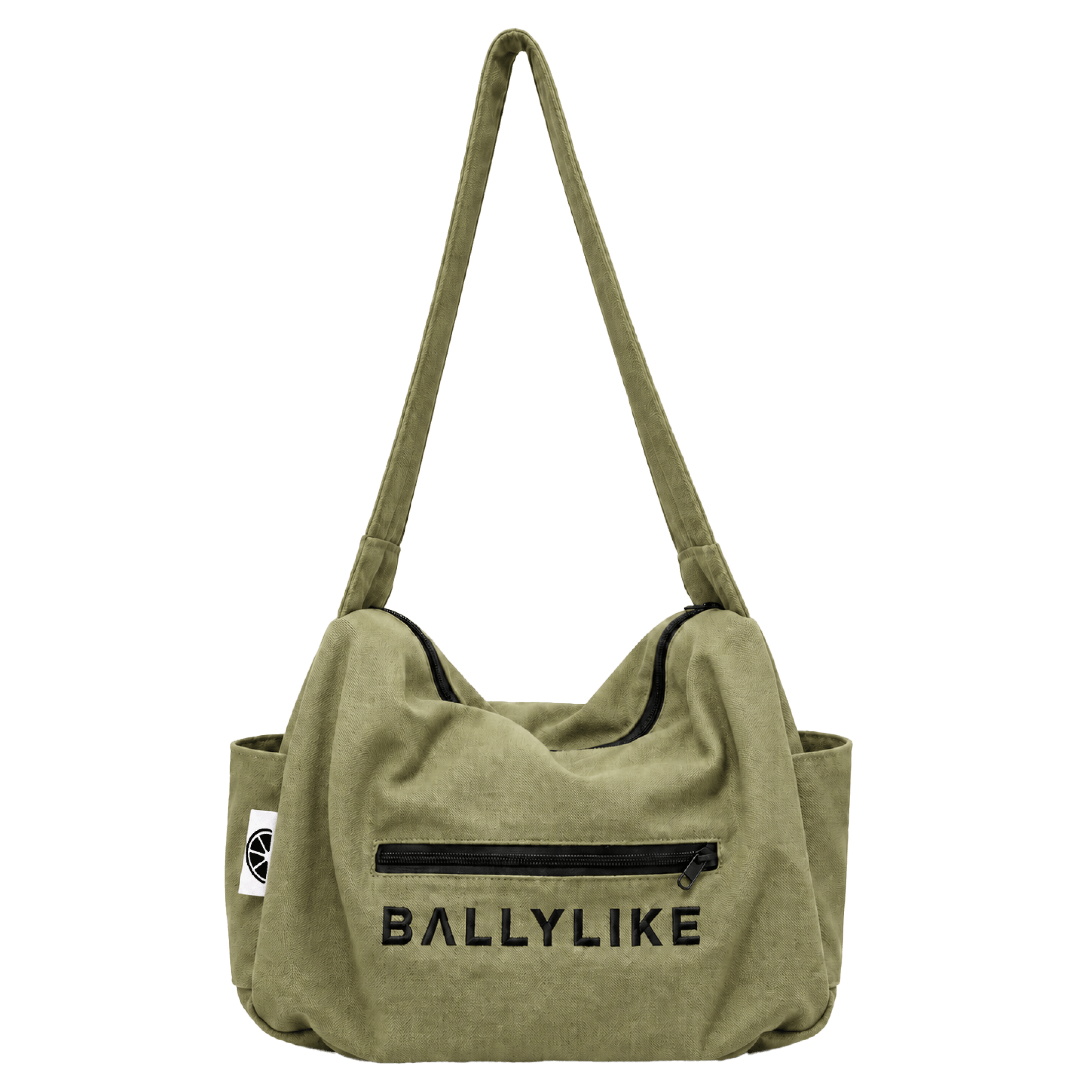 Green Halo Pouch - BALLYLIKE's Bright Green Utility Design Shoulder Bag