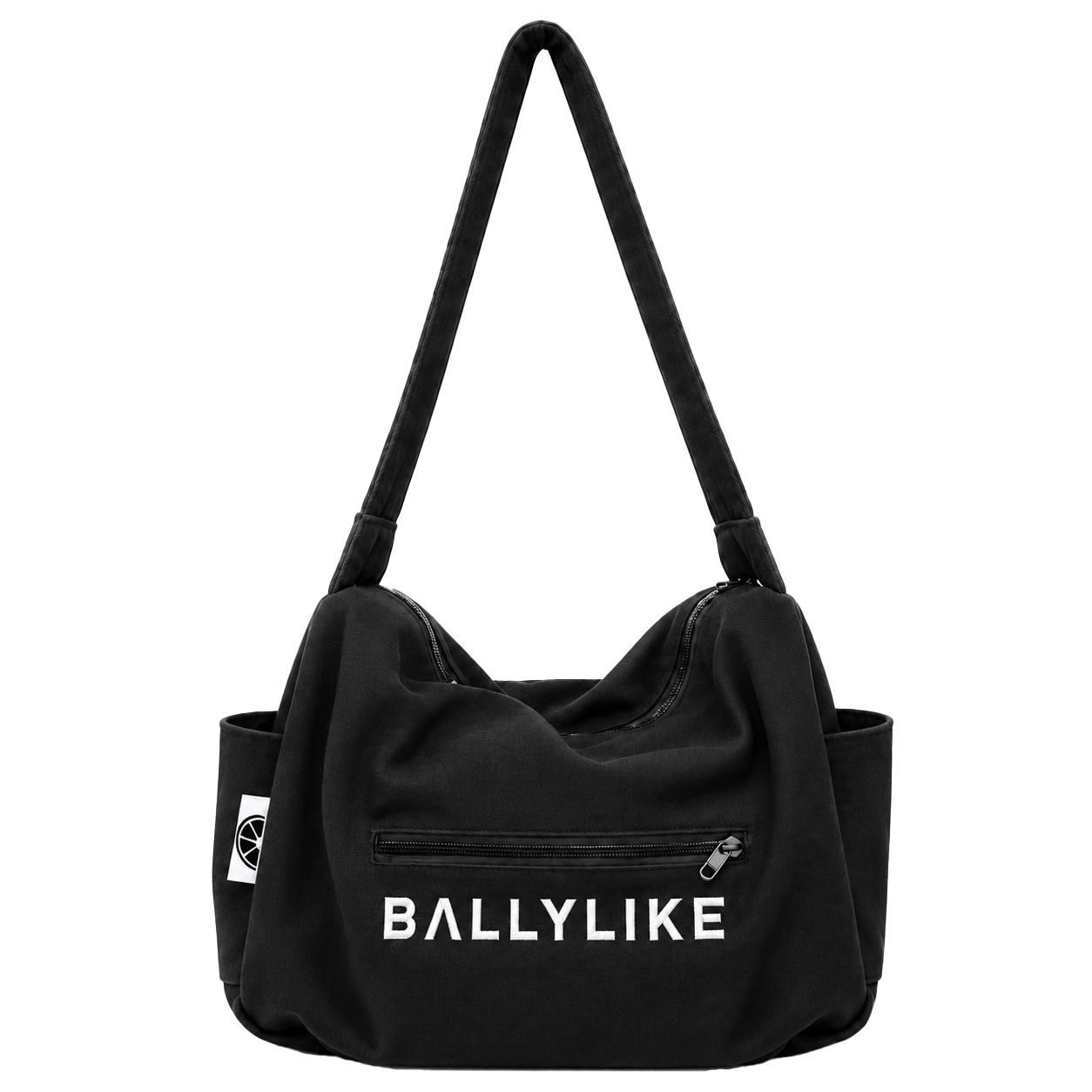 Black Canvas Shoulder Bag - BALLYLIKE Utility Design Men's Crossbody Bag