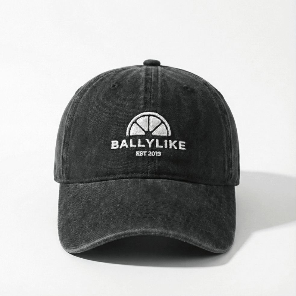 Performance Cap - BALLYLIKE Logo Embroidered Organic Cotton Baseball Cap