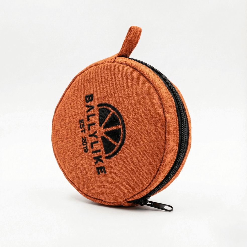 Orange Halo Pouch - BALLYLIKE Women's Vibrant Orange Compact Crossbody Pouch